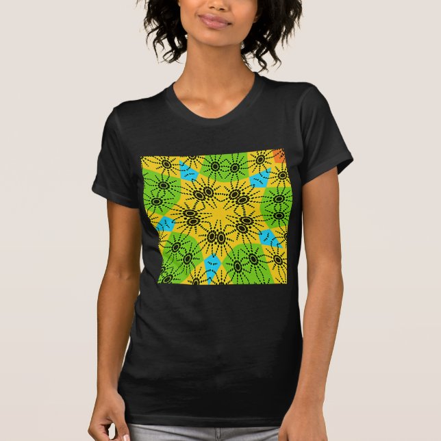 Elegantes afrikanisch Inspiriert Spider Traditiona T-Shirt (Vorderseite)