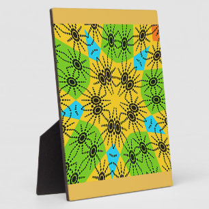 Elegantes afrikanisches Spinnenmotiv Vektorgrafikd Fotoplatte