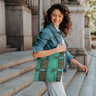 Elegantes Afrikanisches Tribal Geometrisches Muste
