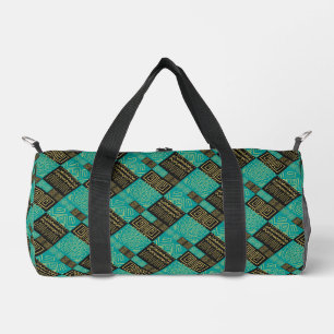 Elegantes Afrikanisches Tribal Geometrisches Muste Duffle Bag