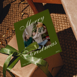 Elegantes altes Geld gebogenes Foto Weihnachten