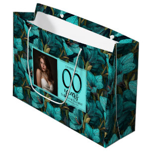 Elegantes Amaryllis-Geschenk zum 40. Geburtstag fü Große Geschenktüte