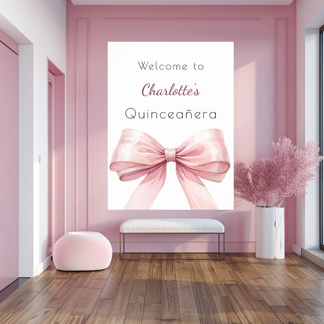 Elegantes Ambiente in Rosa Poster (Von Creator hochgeladen)