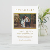 Elegantes antikes Gold Wedding Foto