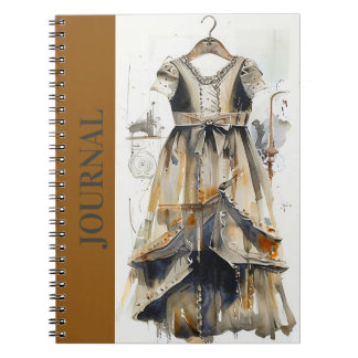 Elegantes antikes LBD Little Black Dress Journal Notizblock