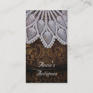Elegantes Antiquität Visitenkarte