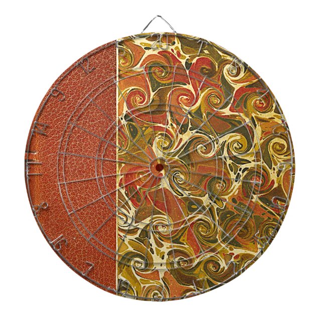 Elegantes Antiquitätenbuch, Verziertes Muster Dartscheibe (vorne)