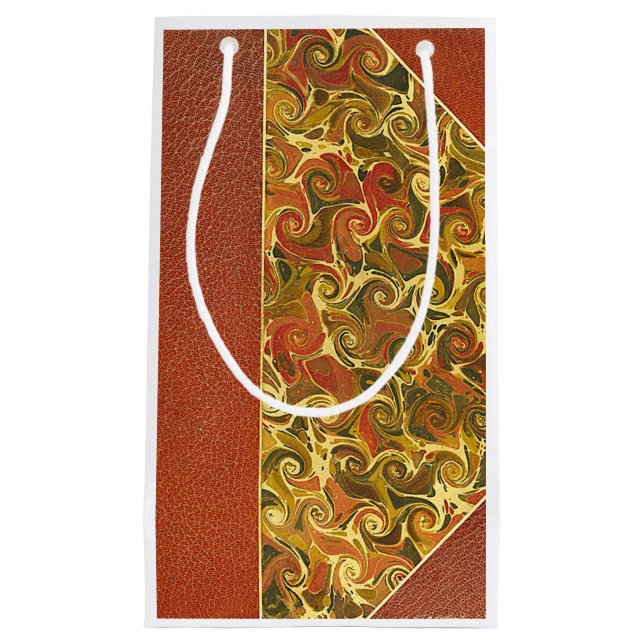 Elegantes Antiquitätenbuch, Verziertes Muster Kleine Geschenktüte (Vorderseite)