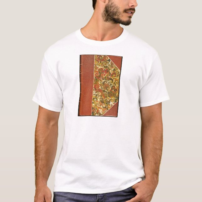 Elegantes Antiquitätenbuch, Verziertes Muster T-Shirt (Vorderseite)