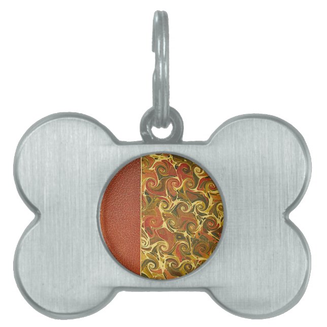 Elegantes Antiquitätenbuch, Verziertes Muster Tiermarke (Vorderseite)