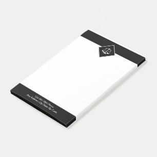 Elegantes Anwaltsthema Klebezettel Memo Notizen