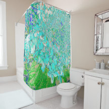 Elegantes Aqua und grünes Limelight Hydrangea Deta