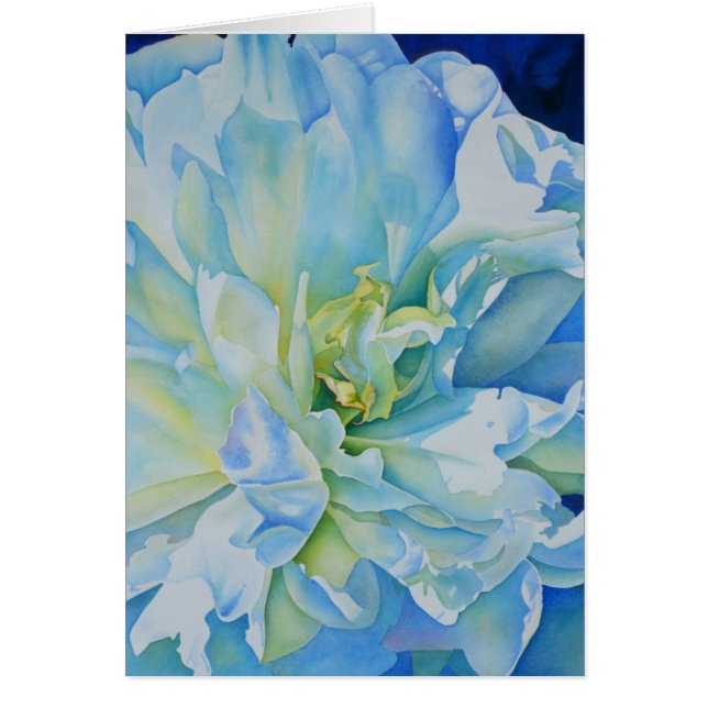 Elegantes aquamarines Blumenwasser (Vorne)