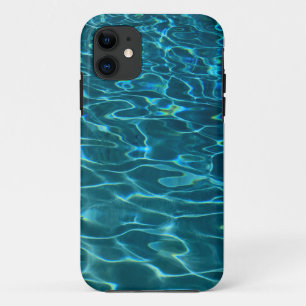 Elegantes, aquamarines Wassermuster Seewellen Case-Mate iPhone Hülle