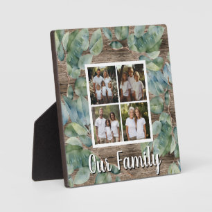 Elegantes Aquarell 4 Foto-Template Fotoplatte