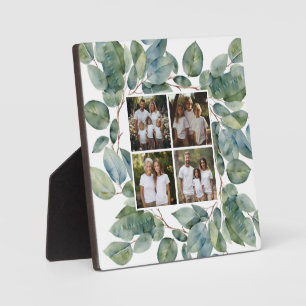 Elegantes Aquarell 4 Foto-Template Fotoplatte