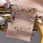 Elegantes Aquarell blass pink Süß 16 Einladung<br><div class="desc">Eleganter Wasserfarbenfall florale Sweet 16 Einladung in Schattierungen von blassrosa und cremefarben. Bitte kontaktieren Sie mich,  wenn Sie weitere Informationen benötigen.</div>