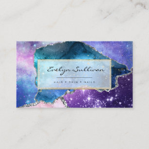 elegantes Aquarelldesign Visitenkarte