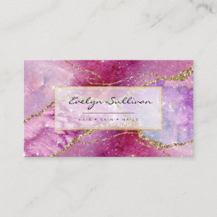 elegantes Aquarellgerät Visitenkarte