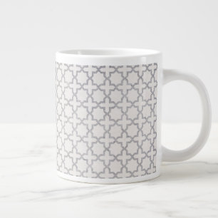 Elegantes arabeskes Ornament Jumbo-Tasse