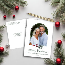 Elegantes Arch Weihnachten Botanisches Foto