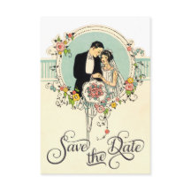 Elegantes Art Deco Braut & Bräutigam 1920er Save T