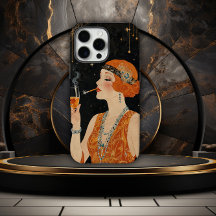 Elegantes Art Deco Flapper Girl
