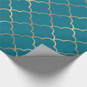 Elegantes Art-Déco-Muster. Geschenkpapier