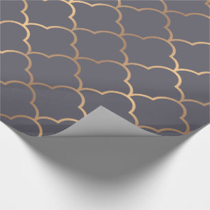 Elegantes Art-Déco-Muster. Geschenkpapier