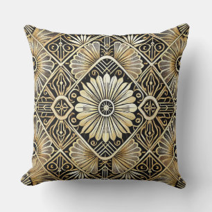 Elegantes Art Deco Musterdesign Kissen