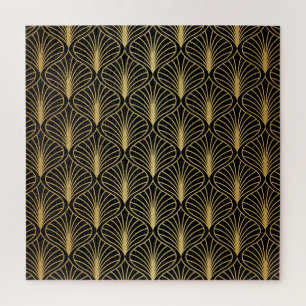 Elegantes Art Deco: Vintage Abstrakt Puzzle
