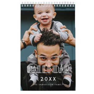 Elegantes Art Deko 2023 Foto Kalender