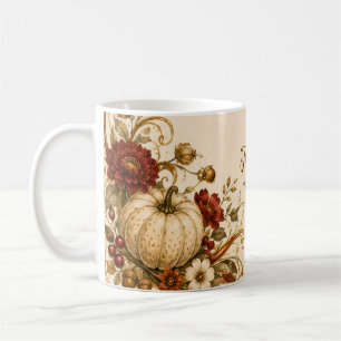 Elegantes Art Nouveau Thanksgiving-Dinner Kaffeetasse