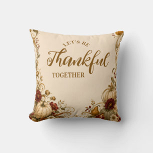 Elegantes Art Nouveau Thanksgiving-Dinner Kissen