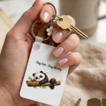 Elegantes Ästhetik-Panda-Geschenk – Einfach Minima