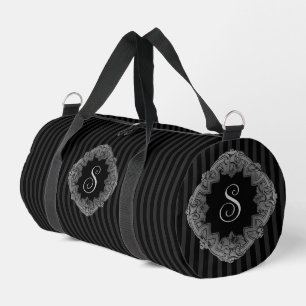 Elegantes, ausgeklügeltes Monogramm aus Button Duffle Bag