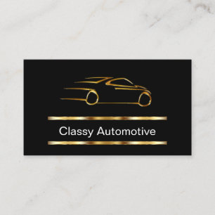Elegantes Auto-Thema Visitenkarte