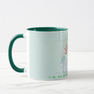 Elegantes Axolotl-Wasserfarben-Porzellan mit indiv Tasse