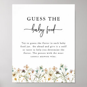 Elegantes Baby Duwer-Zeichen Poster