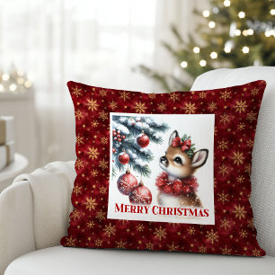 Elegantes Baby-Reh-Cozy-Winter-Kinderzimmer-Dekor Kissen