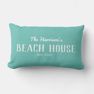 Elegantes Beach House Lumbar Pillow Lendenkissen