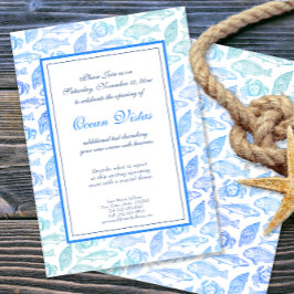 Elegantes Beach- oder Coastal Resort Special Event Einladung