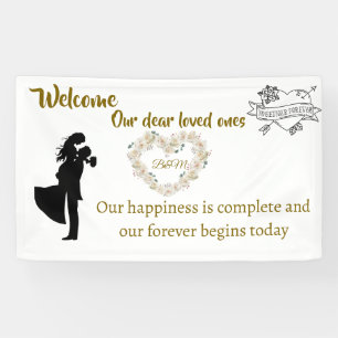 Elegantes Begrüßungsbanner - "Unser ewiger Begi Banner