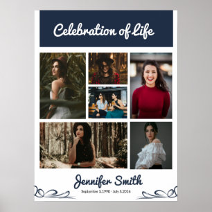 Elegantes Begrüßungszeichen Poster