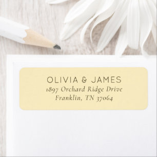 Elegantes Beige Typografisch