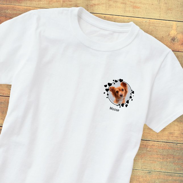 Elegantes benutzerdefiniertes Foto für Hunde mit N T-Shirt (Custom Pet Photo T-Shirt)