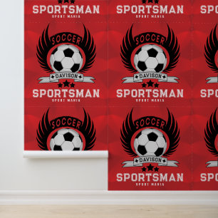 Elegantes benutzerdefiniertes Fußball-Logo Tapete