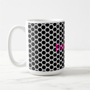 Elegantes benutzerdefiniertes Namen-Schnell-Vier-p Kaffeetasse