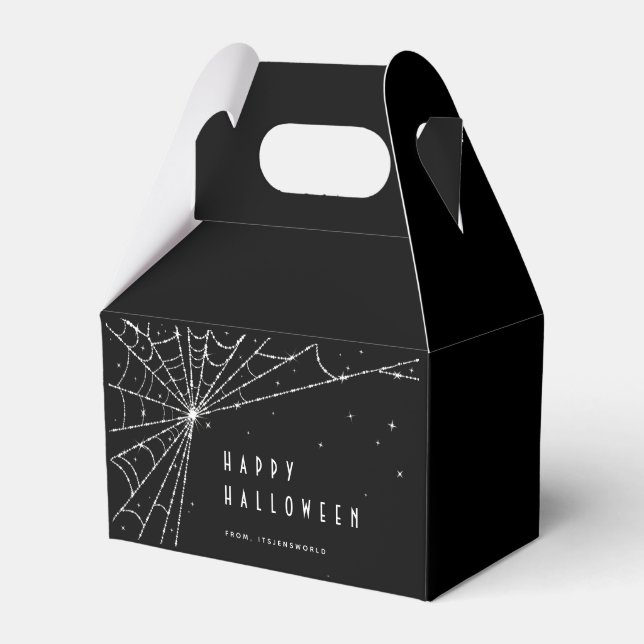 Elegantes benutzerdefiniertes WebHalloween Geschenkschachtel (Vorderseite)