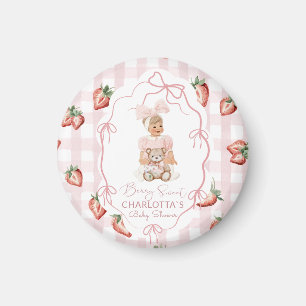 Elegantes Berry Sweet Girl Erdbeere bi Magnet
